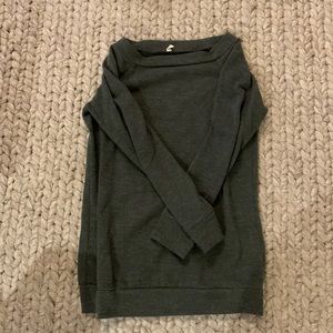 Pink Blush Green Maternity Sweater